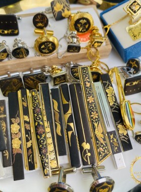 西班牙大马士革金银镶嵌vintage