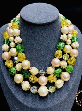 vintage中古首饰孤品项链