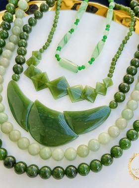 日本vintage天然圆珠玛瑙玉石