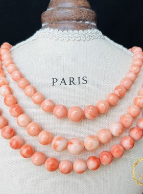 vintage日本进口80年代深海红塑料红宝石GSILVER打标中古项链S5