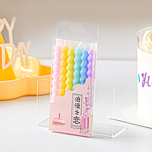 美刻烘焙生日派对塑料托马卡龙色