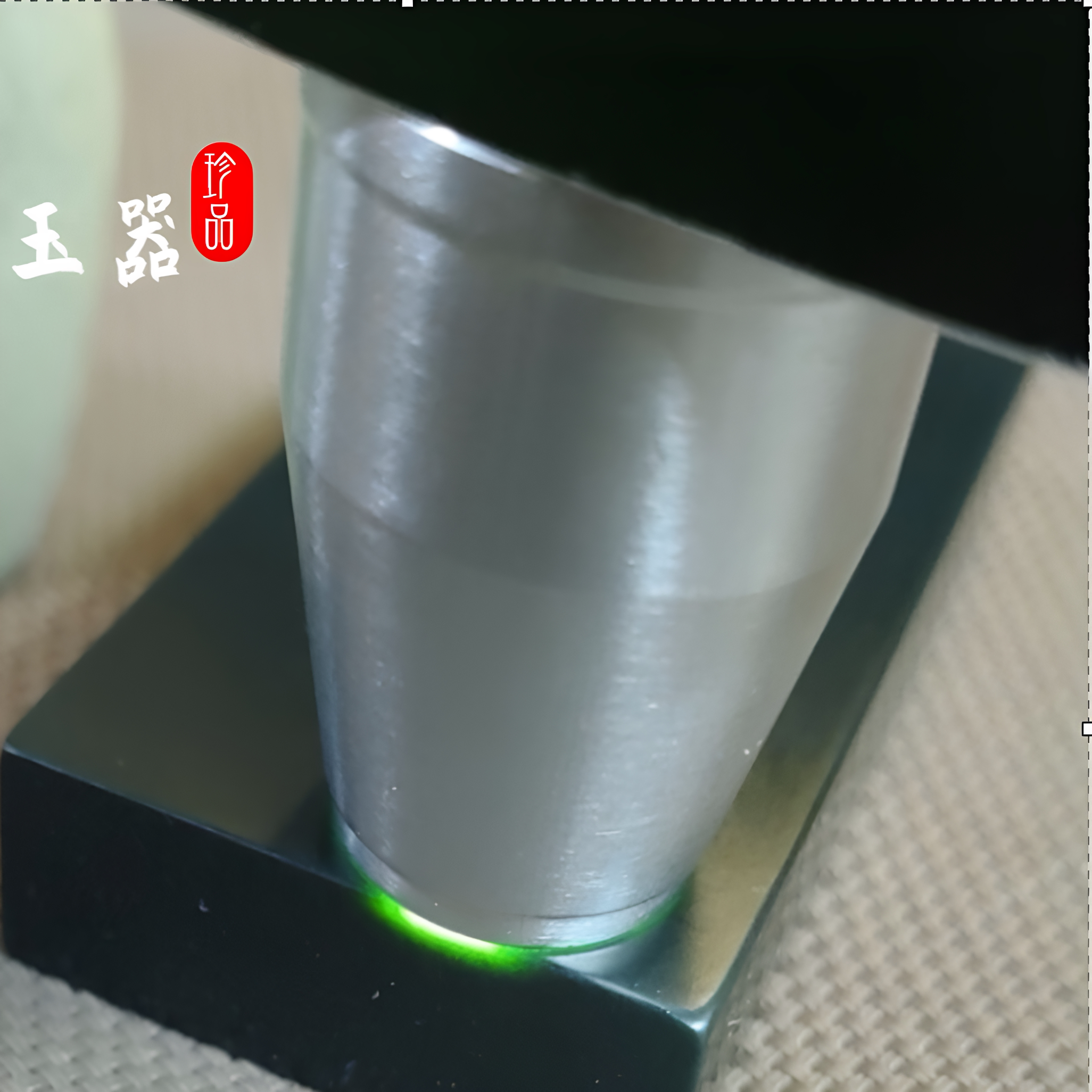 和田玉塔青特细46黑青玉原石毛料踏青玉一细料无事牌珠手链直播