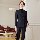 高级感职业装 女通勤商务正装 气质小西服两件套 套装 诗璐雅羊毛西装
