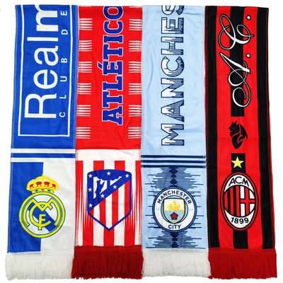 皇马巴萨切尔西曼城围巾