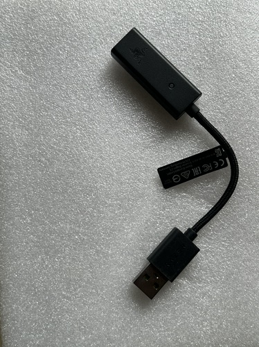 razer/雷蛇7.1环绕THX旋风黑鲨V2USB接口3.5MM耳机音频声卡通用型