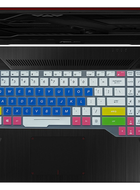 适用华硕FX507键盘膜FX506笔记本FX505电脑FX504防尘FX503套FX502