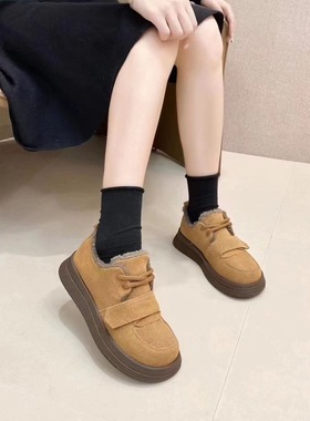 卡佛儿23年冬款女式商场同款毛毛休闲鞋83150