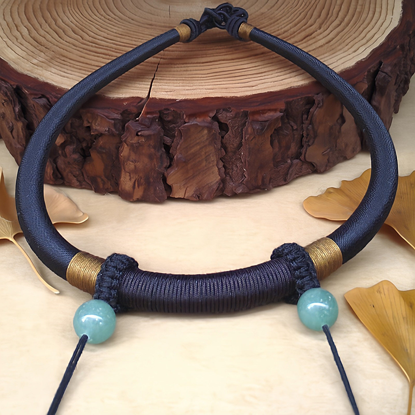 蜜蜡挂绳高档吊坠项链绳子正品手把双挂饰粗犷绳翡翠玉佩女玩件绳