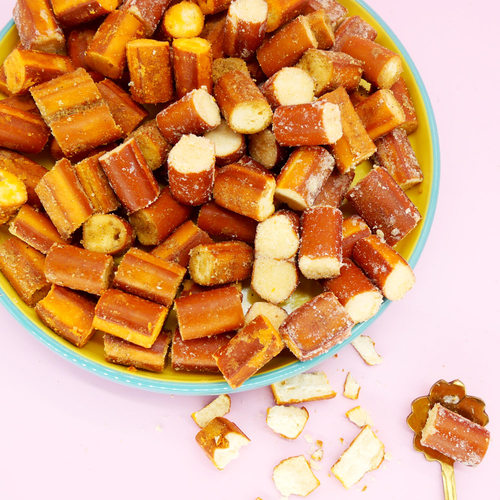 碱水面包干批发酥脆小饼干丁榴莲味原味非油炸学生宿舍办公室食品