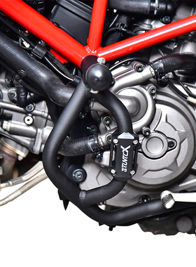 STUNTCX适配杜卡迪骇客950Hypermotard950改装保险杠竞技杠防摔杠