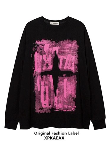 Оригинальная футболка с коротким рукавом, европейский стиль, оверсайз