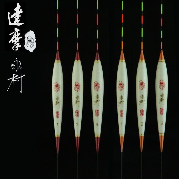 新款达摩浮漂正品永村达摩CB392 CB393 巴尔杉木鱼漂浮标