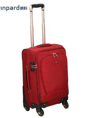 WINPARD/威豹男女士商务通勤休闲旅游拉杆箱万向轮纯色行李登机箱