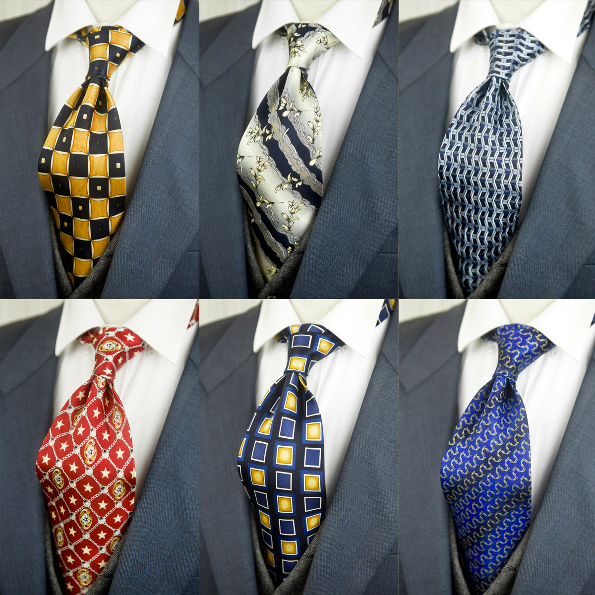 休闲风桑蚕丝花纹羊毛10cm领带