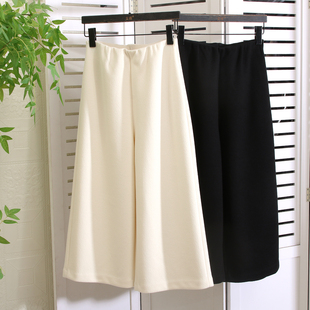 纯正~row~!秋冬选它错不了~高级感拉满真丝羊毛混纺七分靴休闲裤