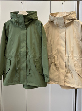 好拉风！艾~！真Z!防风防雨透气MTD面料显瘦户外冲锋衣外套风衣春