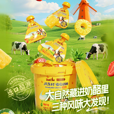 51%吸吸奶酪儿童高钙3口味奶酪桶