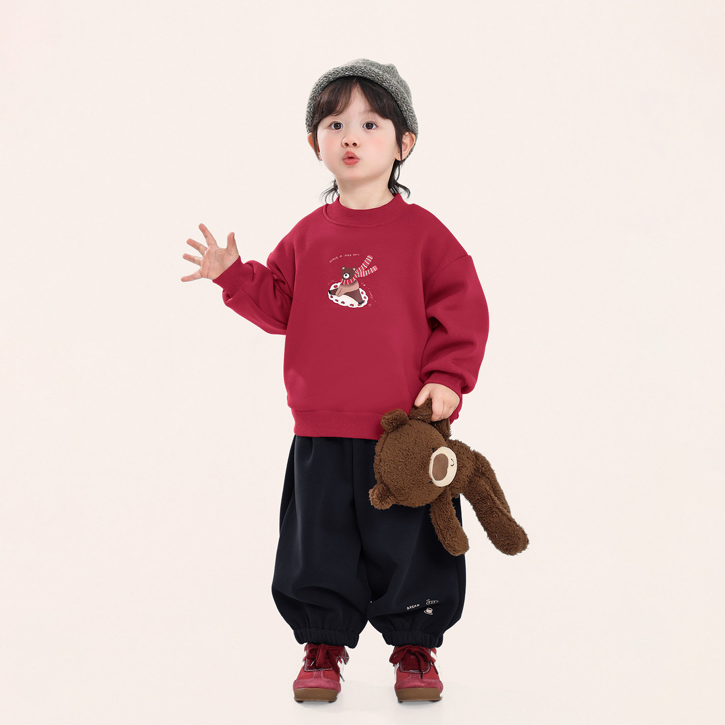 畅果服饰男童加绒卫衣冬季新款儿童中小童一体绒过年服红色上衣,童装/婴儿装/亲子装,卫衣/绒衫,淘宝优惠券,粉丝福利购,淘宝优惠卷