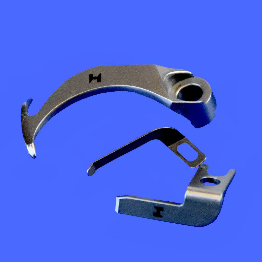 缝纫机配件 电脑罗拉车自动剪线刀 动刀 定刀 夹线片 压线簧 螺丝