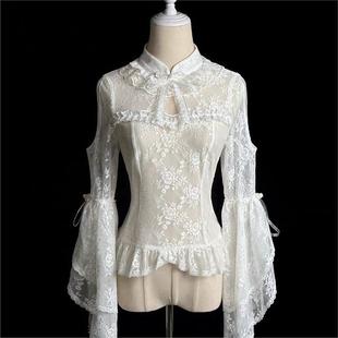 衬衫 姬袖 洛丽塔内搭 中华风JSK配套 Lolita蝶语