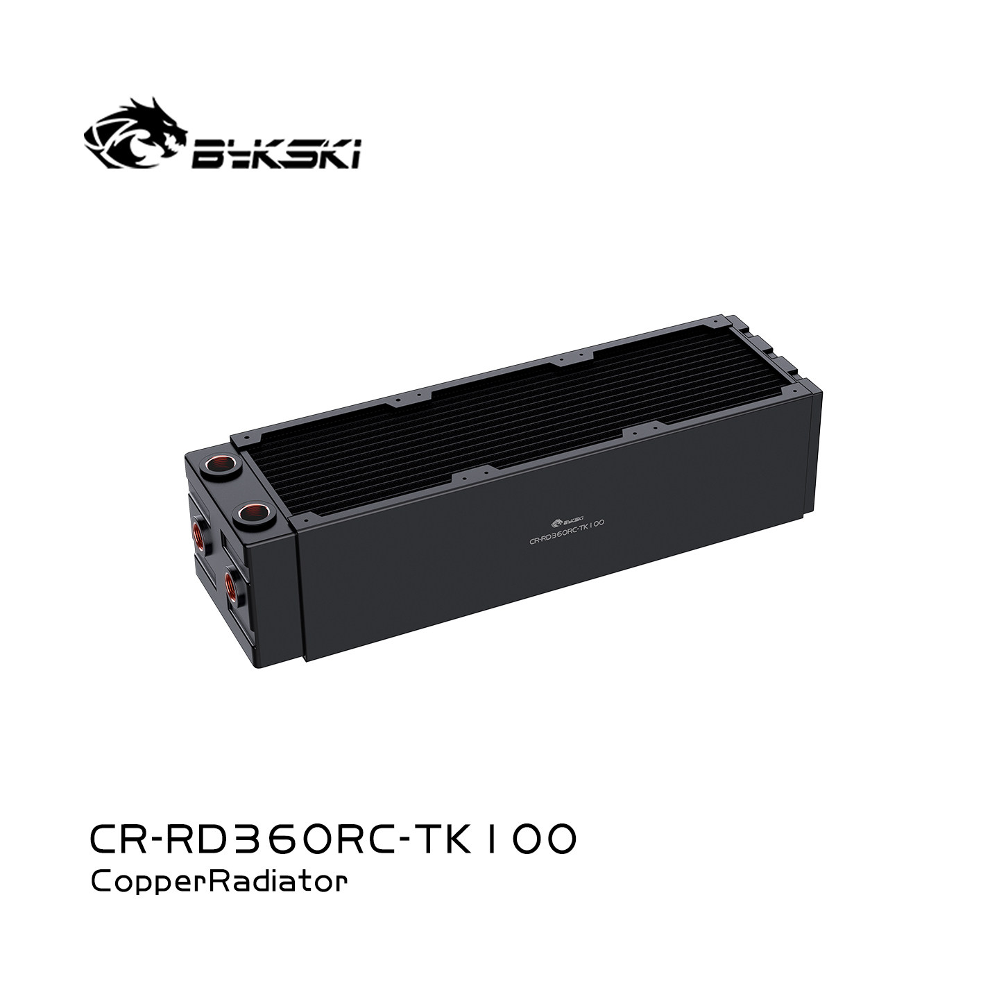 Bykski CR-RD360RC-TK100RC系列高性能100厚水冷排紫铜散热换热器