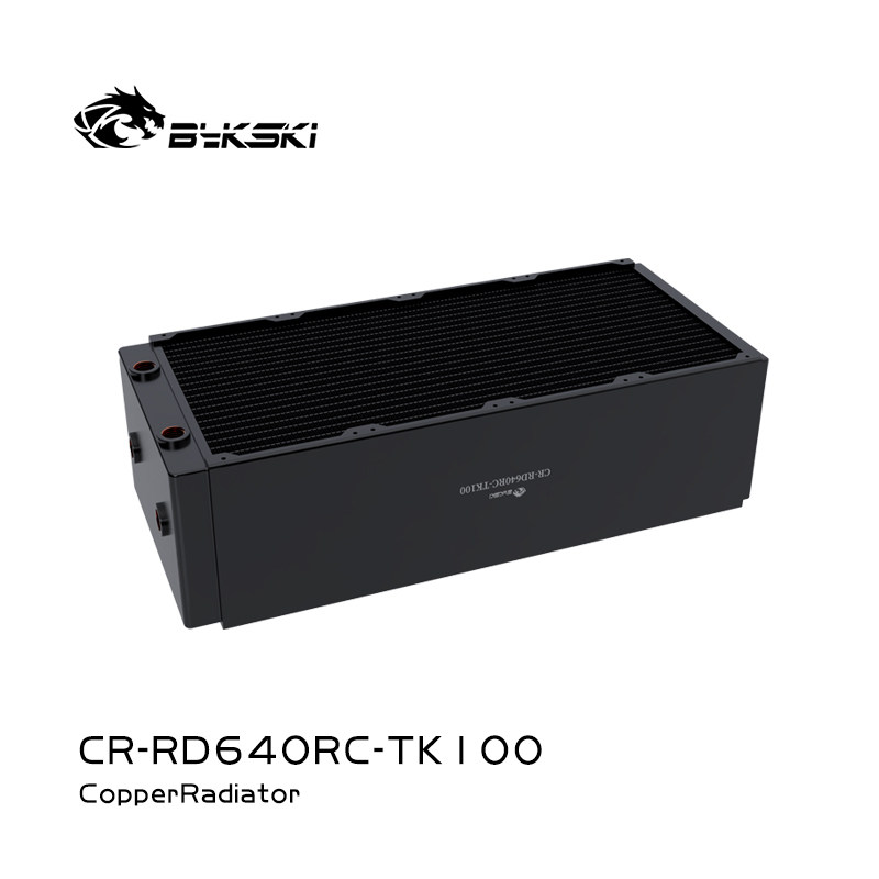 Bykski CR-RD640RC-TK100 RC系列高性能水冷排紫铜散热厚排换热器