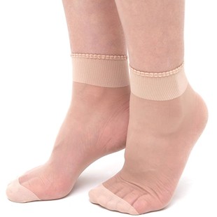 短丝袜深肤色脚尖加固夏季 5双装 华高松口薄款 01017 袜子 VOCAL