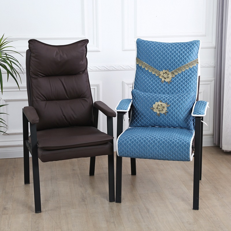 麻将椅套棋牌室老板椅子套久坐麻将馆茶楼家用猫爪皮靠背凳子