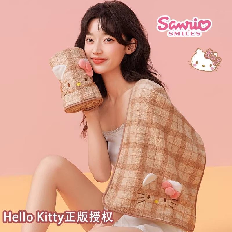 三丽鸥HelloKitty速干吸水浴巾