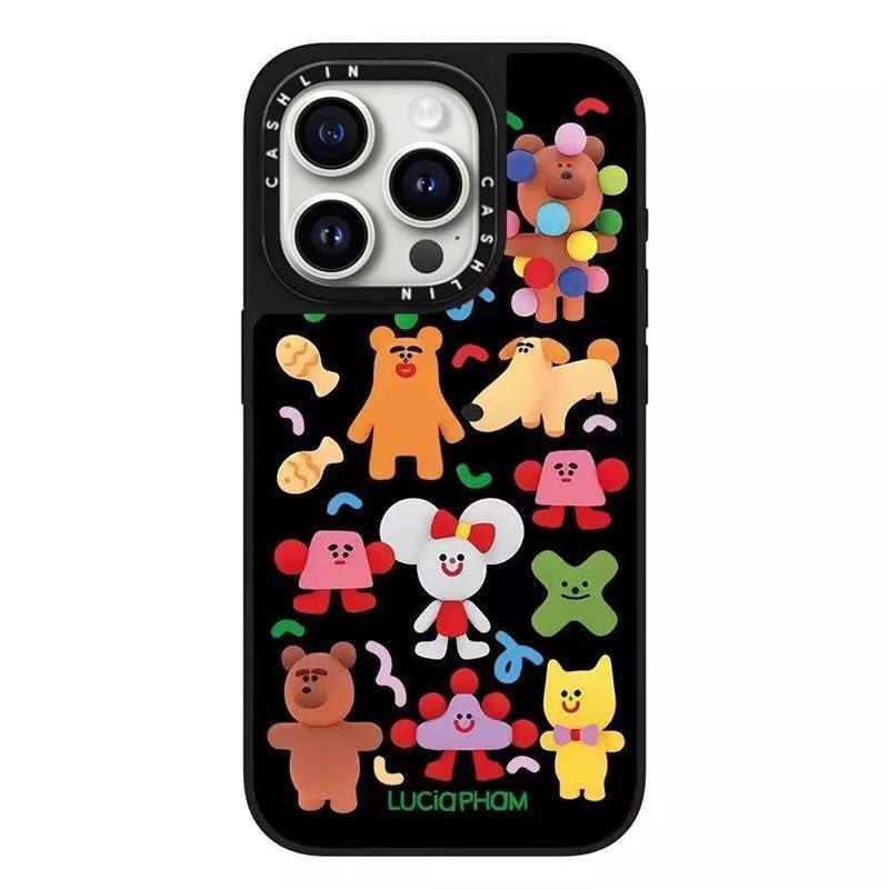 CASE Lucia Pham色彩贴纸16pro适用iPhone15ProMax苹果14Pro可爱潮流magsafe磁吸硬壳13/12/11防摔保护套