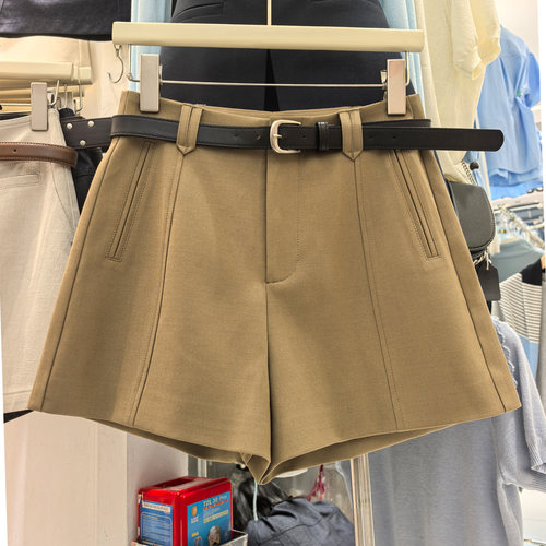 高腰短裤女时尚百搭A字阔腿裤子