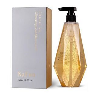 英国娜芙妮金光闪闪黄金香水精油滋润沐浴露持久留香750ml N5香型