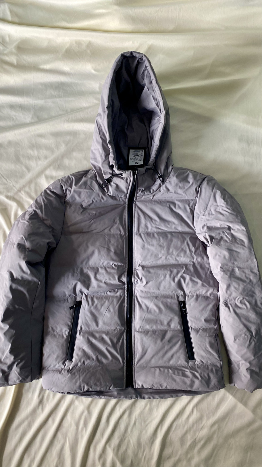 国产单男式纯色轻薄款羽绒服连帽羽绒服