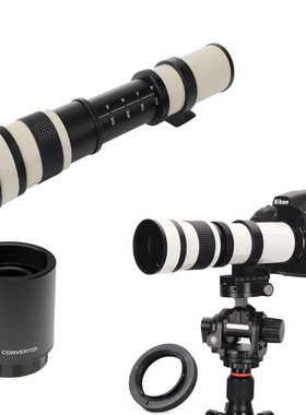 420mm-1600mm长焦镜头摄景拍鸟拍月亮变焦镜头420-800+ 2倍增距镜