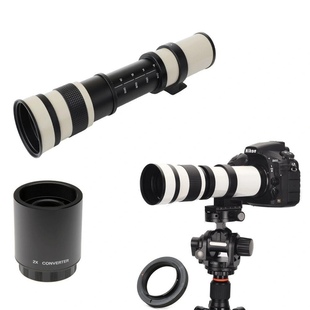 2倍增距镜 800 420mm 1600mm长焦镜头摄景拍鸟拍月亮变焦镜头420