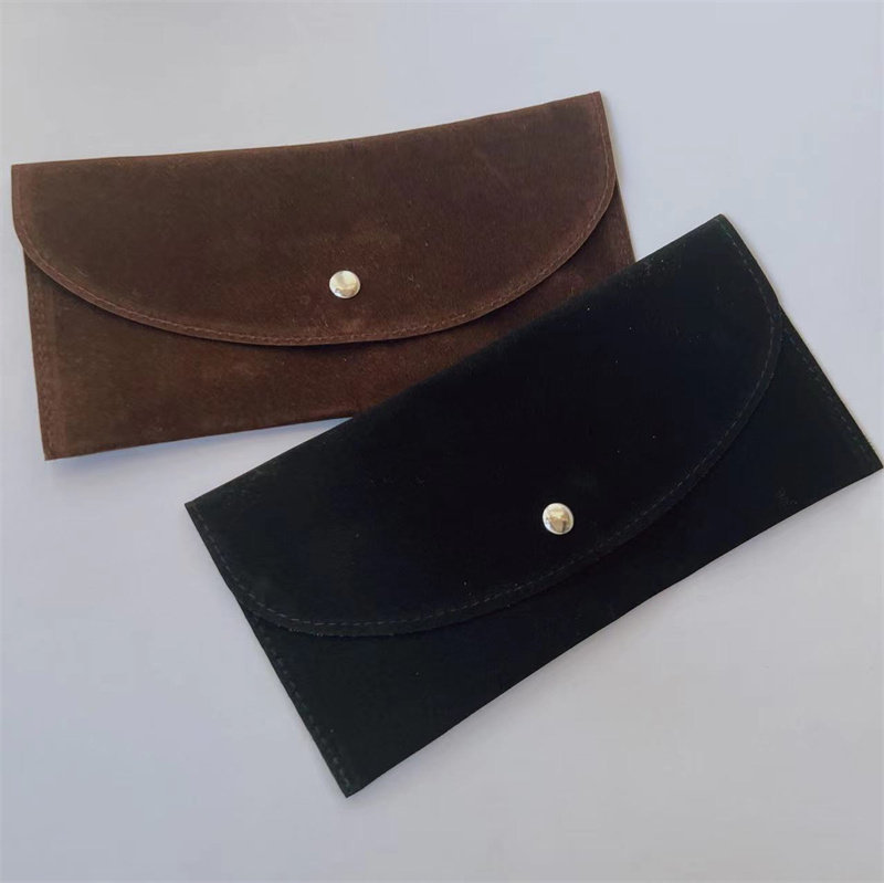 出口剩余 巨便宜！信封式丝绒收纳袋/化妆刷包/化妆包/绒布袋子