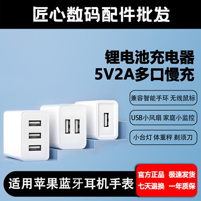 5V/2A智能10W慢充USB充电插头