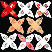 意境菜纸盒牛皮纸盒创意包装 盒酒店用品摆盘盘饰垫纸凉菜婚宴盒子