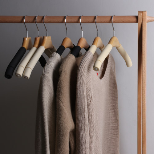 防滑无痕多功能收纳批发实木衣架