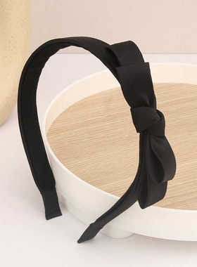 韩国头箍蝴蝶结发箍高品质复古刘海压发箍简约头饰品发卡外出女