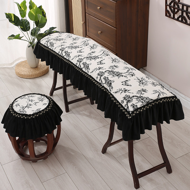 古筝罩防尘罩琴罩新中式古典成人筝通用支持定做小筝多用盖巾加厚