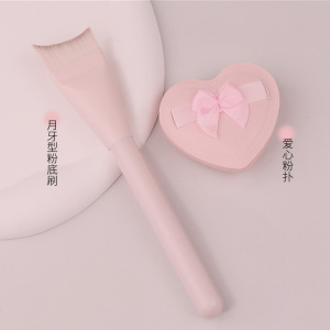 桃夭月牙粉底刷超薄扁头一刷无痕