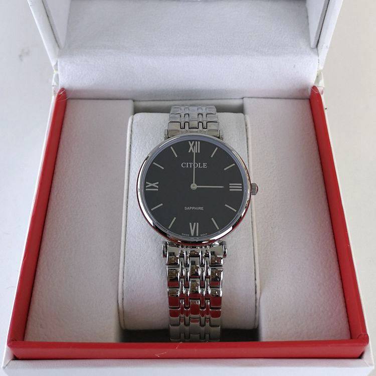 超薄两针石英表CITOLE/西腾简约