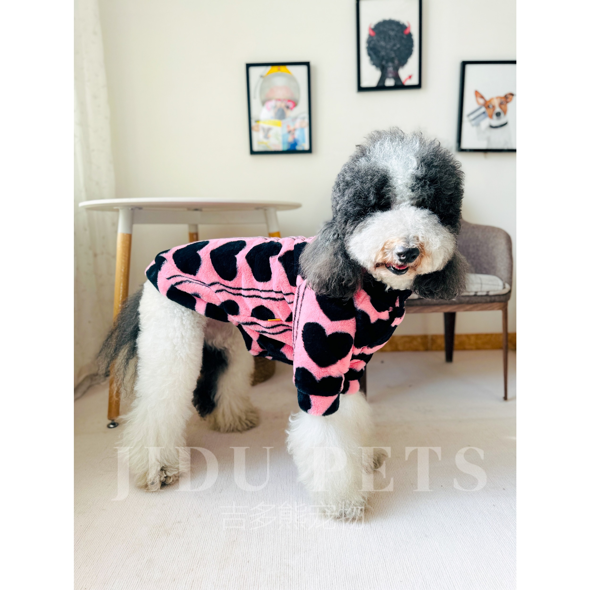 狗狗衣服冬天外套仿獭兔毛潮外套