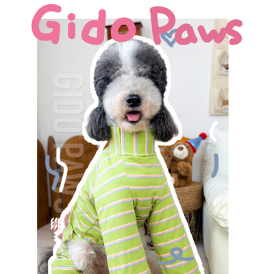 宠物服装大中小型犬狗狗纯色棉四腿四脚加长居家防脏雪纳瑞巨贵