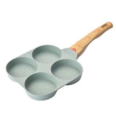 4-Cup Maifan Stone Non-Stick Egg Pan - Multi-Style Options