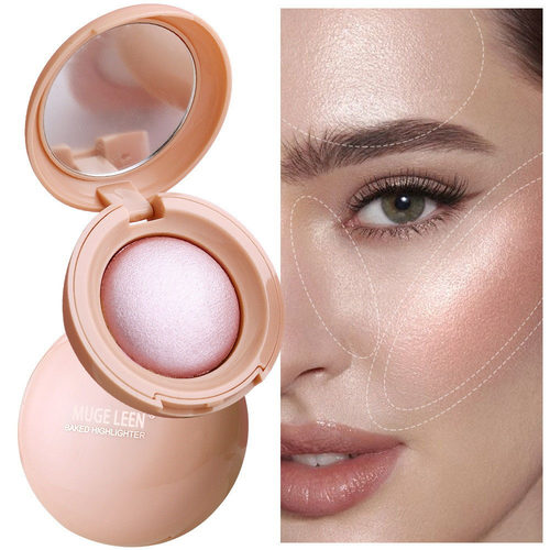 Single Baked Powder, Multi-use for Highlighter, Eyeshadow
