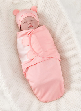 Newborn Cotton Swaddle Wrap: Anti-Startle & Anti-Kick