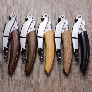 法国LIGNE|W莱蒂威进口开瓶器檀木酒刀轻奢海马刀刻字拉吉奥乐