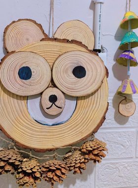 木制品手工DIY熊宝宝材料成品